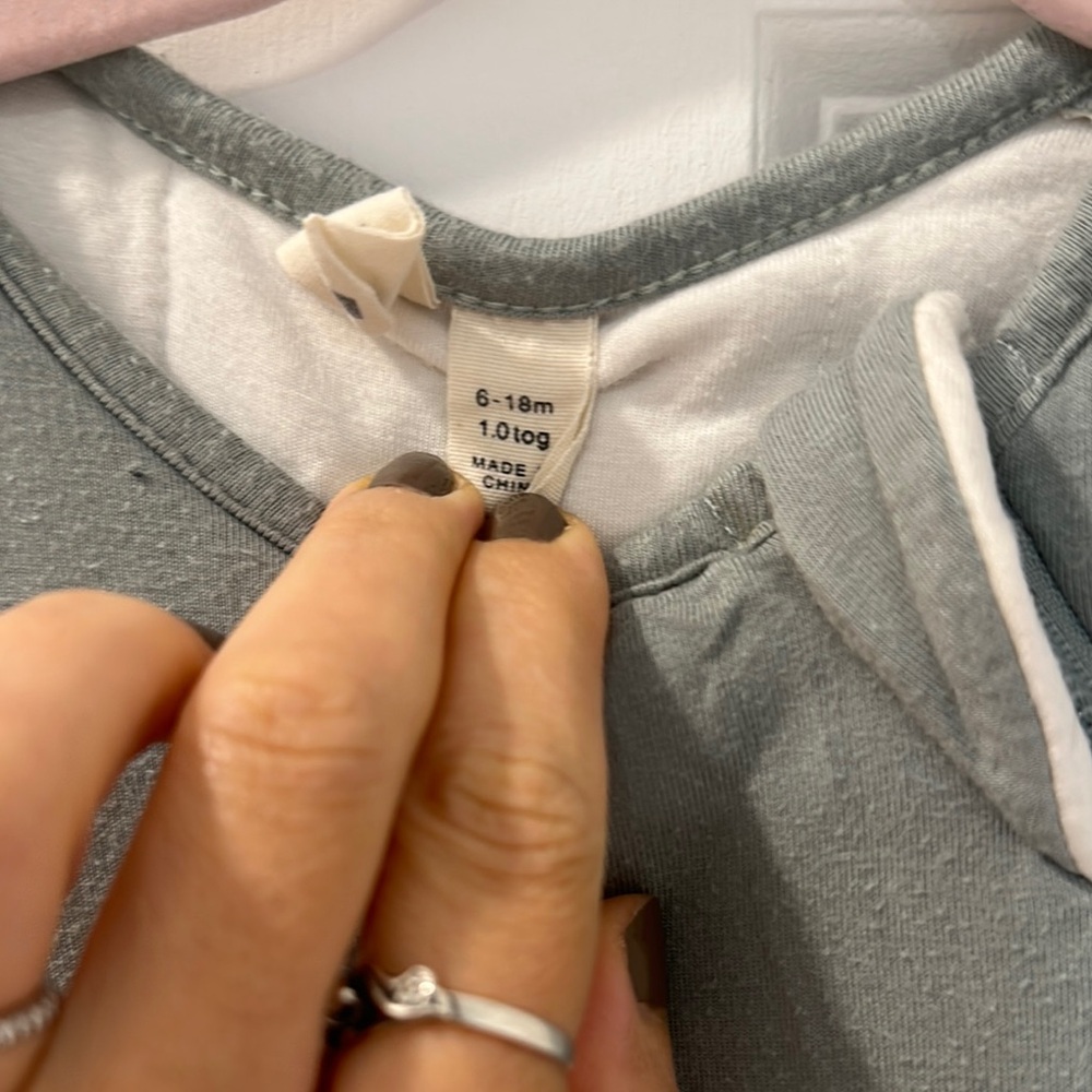 Kyte tog 1.0 Sleeveless Gray Sleeping Sack 6-18 mos. - Picture 3 of 6